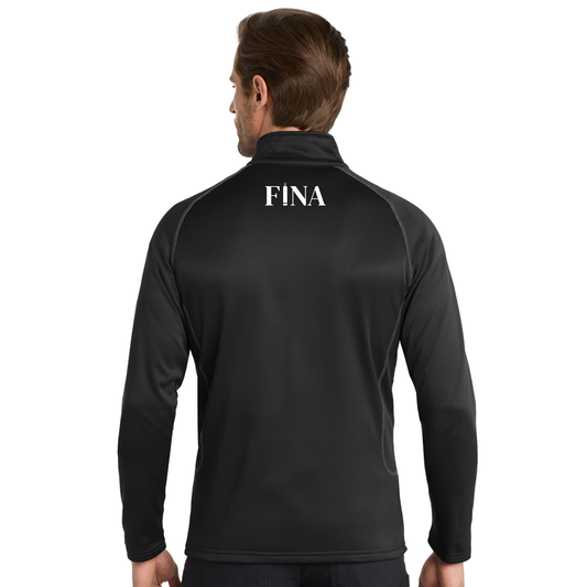FINA Unisex Adult Moisture-Wicking Stretch Full-Zip Jacket - Seal