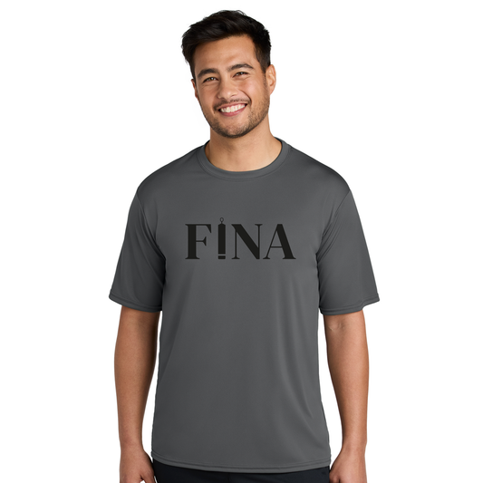 FINA Unisex Adult Performance Tee - FINA Front / 3N Back