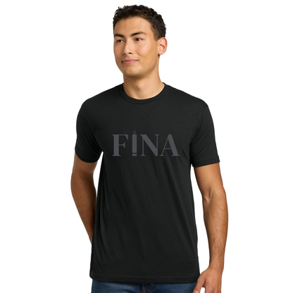 FINA Unisex Adult Tee - FINA Front / 3N Back