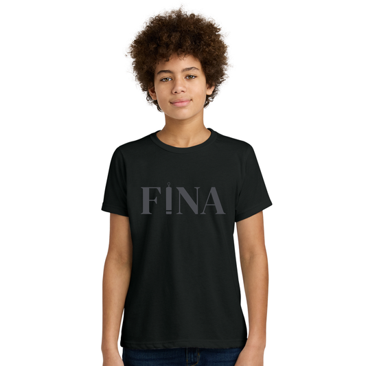 FINA Unisex Youth Tee - FINA Front / 3N Back