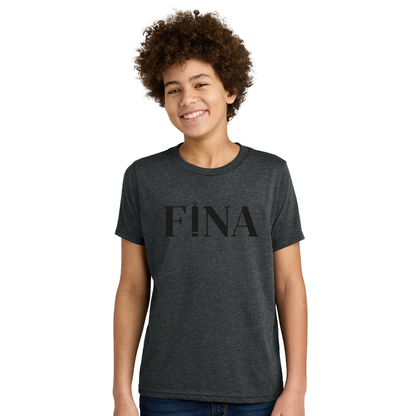 FINA Unisex Youth Tee - FINA Front / 3N Back