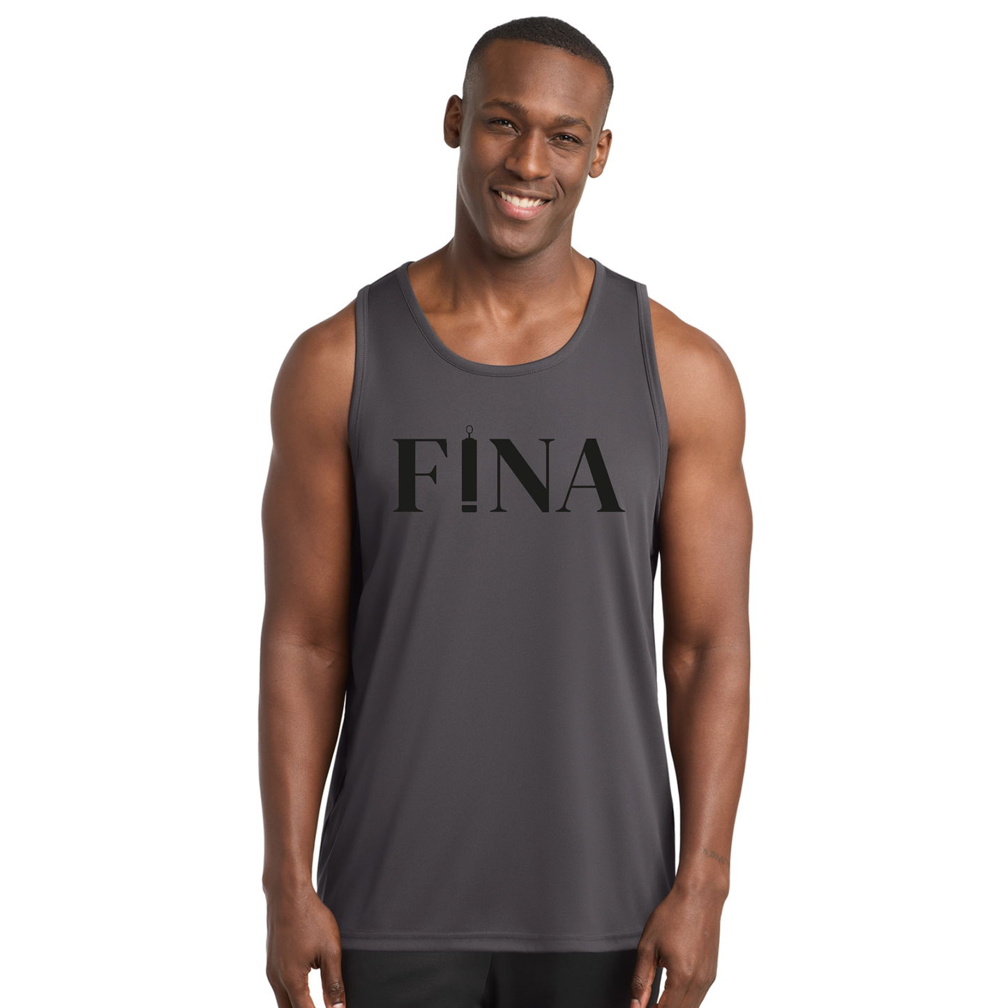 FINA Unisex Adult Competitor Tank Top - FINA Front