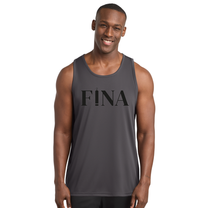 FINA Unisex Adult Competitor Tank Top - FINA Front