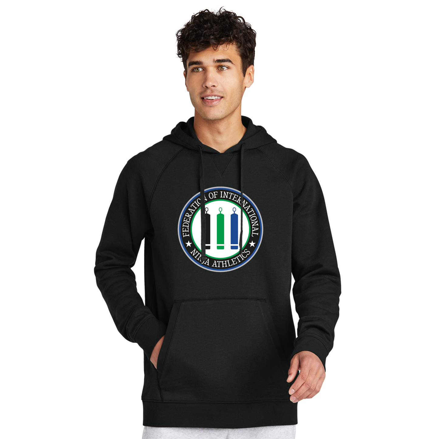 FINA Unisex Adult Fleece Pullover Hoodie - Seal Front