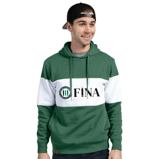 FINA Unisex Adult All-American Fleece Hoodie - Seal + FINA
