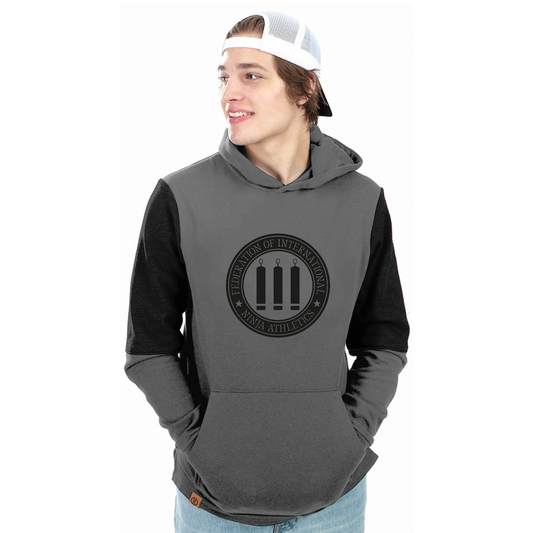 FINA Unisex Youth All-American Fleece Hoodie - Seal