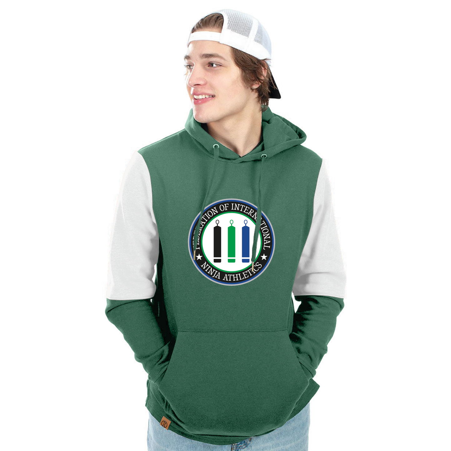 FINA Unisex Adult All-American Fleece Hoodie - Seal