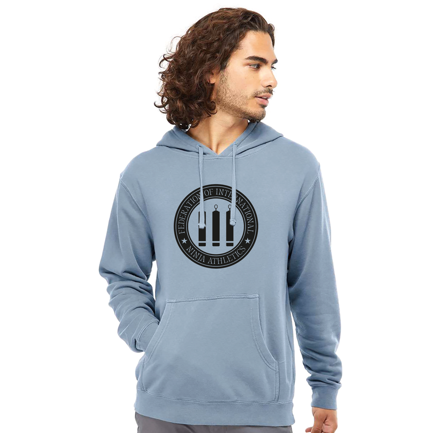 FINA Unisex Adult Midweight Hoodie - Seal