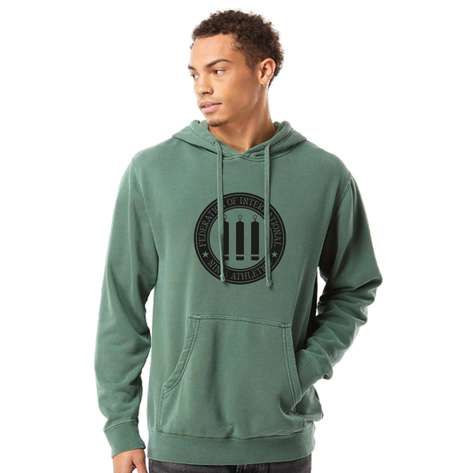 FINA Unisex Adult Midweight Hoodie - Seal