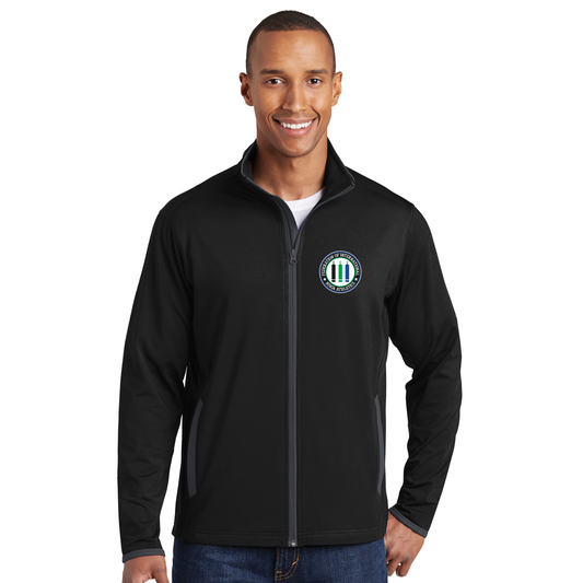 FINA Unisex Adult Moisture-Wicking Stretch Full-Zip Jacket - Seal